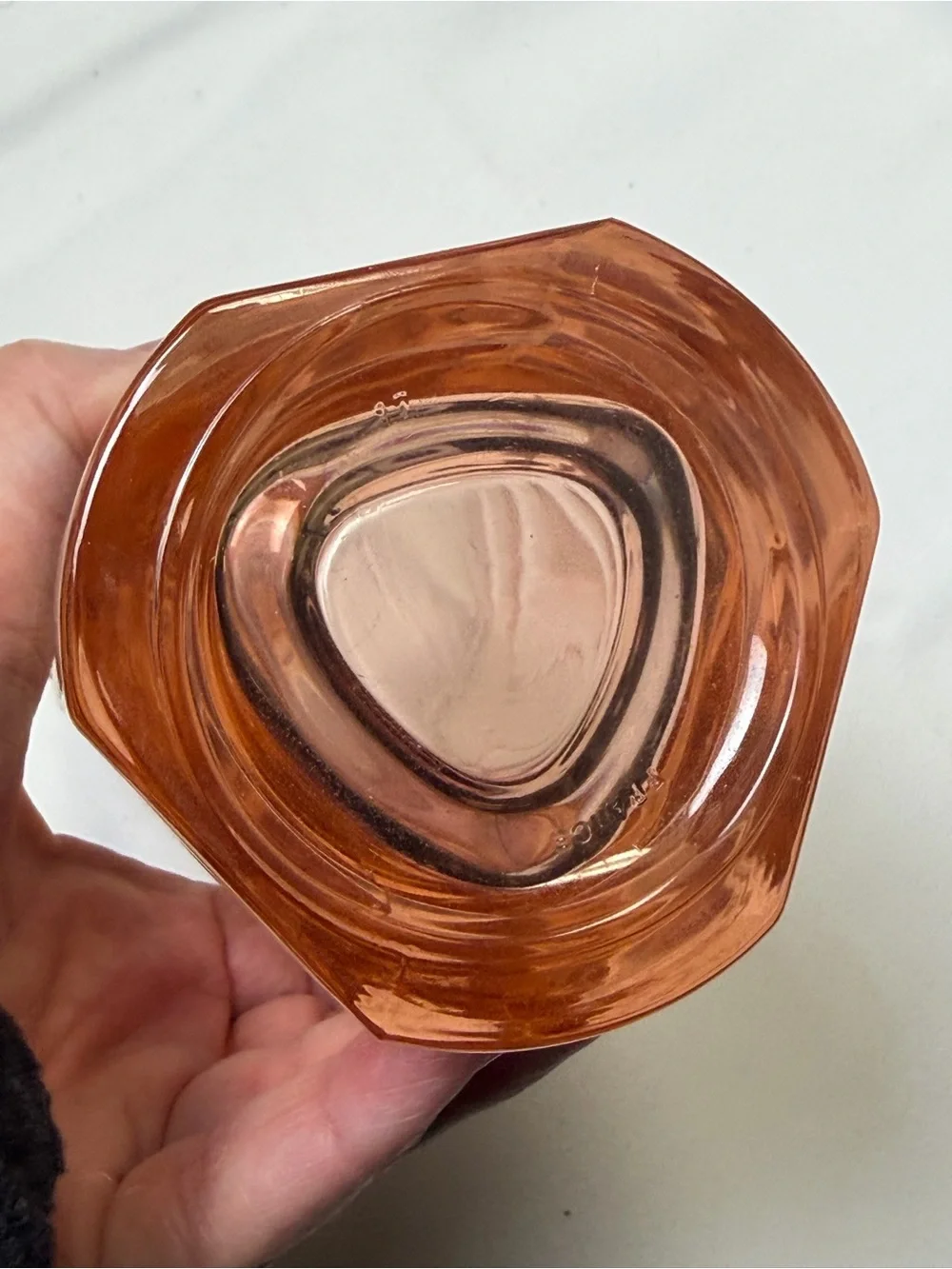 Vintage Luminarc Rosaline Windsor 17cm Pink French Glass Vase - New in Box